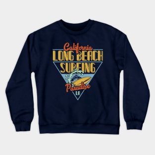 Long Beach Surfing Crewneck Sweatshirt